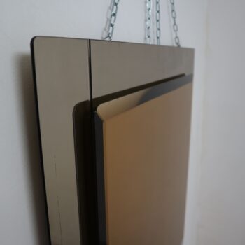 70s two-tone square mirror - Image 3