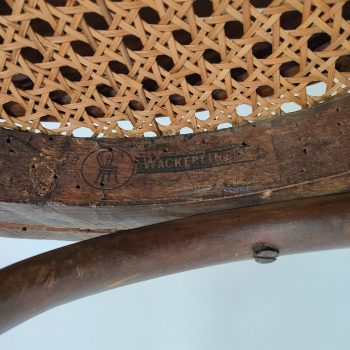 6 Sedie a Pozzetto prodotte da Wackerlin & C. 800s - immagine 5