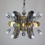 visionidepoca-visioni-depoca-steel-brass-chandelier-space-age-70s-12-lights-lighting-furniture-design-vintage-modern-made-italy-1