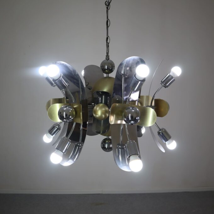 visionidepoca-visioni-depoca-steel-brass-chandelier-space-age-70s-12-lights-lighting-furniture-design-vintage-modern-made-italy-2