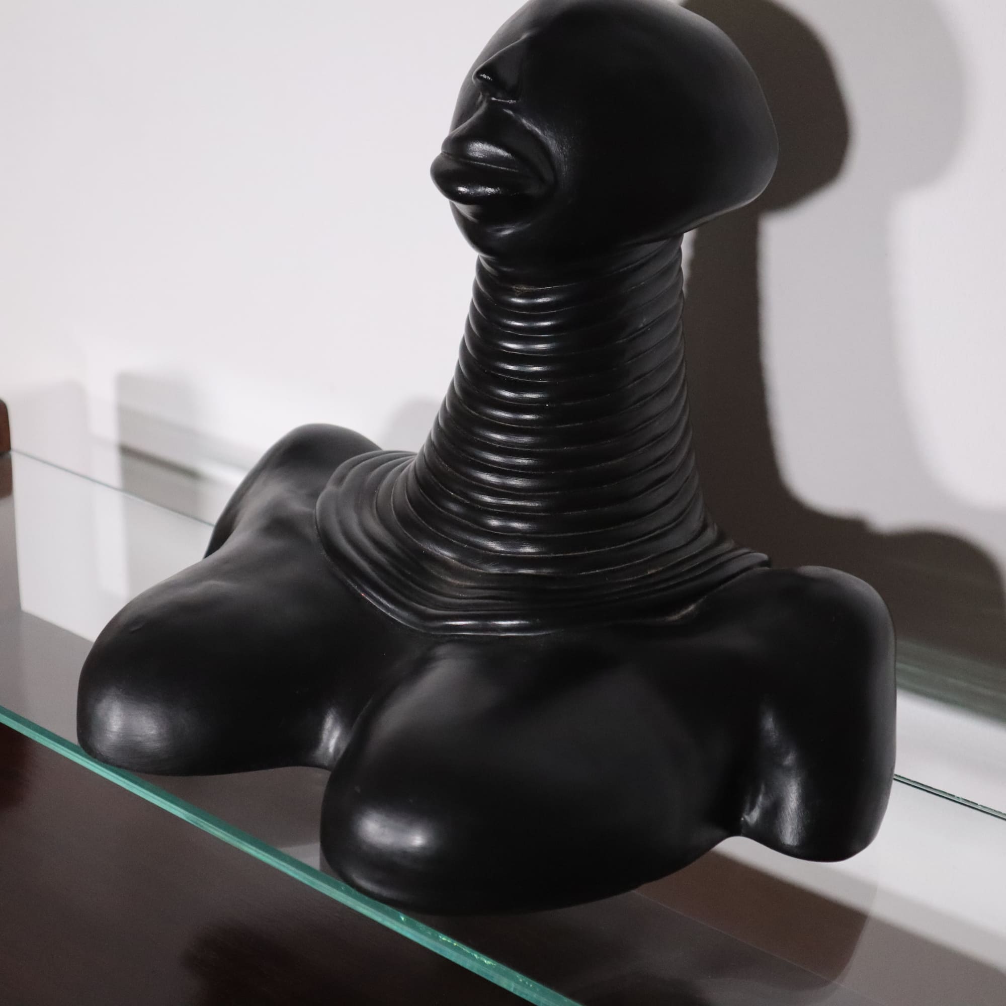 vintage visions-vintage-visions-sculpture-African-ceramic-Fendi-black-half-bust-art-vintage-design-sculpture-3