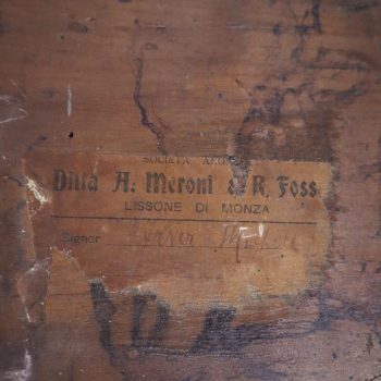 Specchio d'appoggio Luigi Filippo in noce - immagine 5