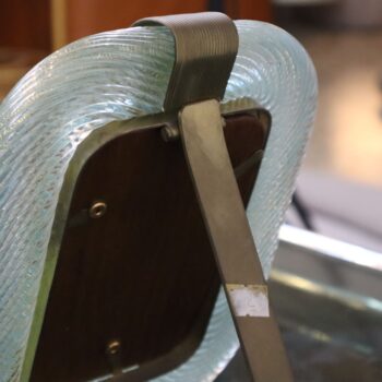 Portafoto in vetro di murano vintage by Barovier e Toso anni 40 art decò - immagine 3