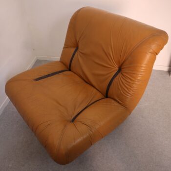 Italian Modular Sofa in Leather Five Modules, by Lev & Lev, 1970s - Image 6