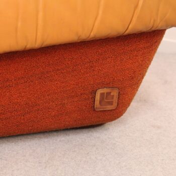 Italian Modular Sofa in Leather Five Modules, by Lev & Lev, 1970s - Image 5