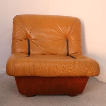 Italian Modular Sofa in Leather Five Modules, by Lev & Lev, 1970s - Image 3