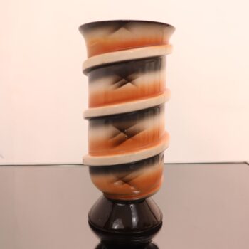 Vaso Art deco futurista prodotto da FACI, Italia, anni 30 - immagine 5