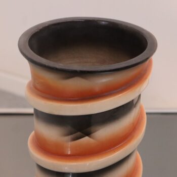 Vaso Art deco futurista prodotto da FACI, Italia, anni 30 - immagine 4