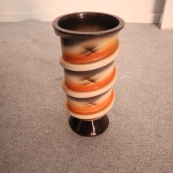 Vaso Art deco futurista prodotto da FACI, Italia, anni 30 - immagine 3
