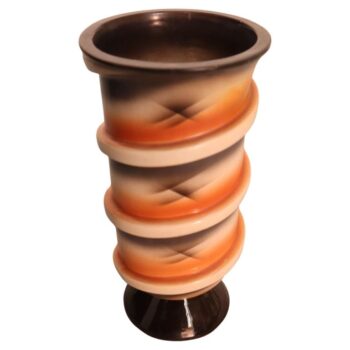 Vaso Art deco futurista prodotto da FACI, Italia, anni 30 - immagine 1