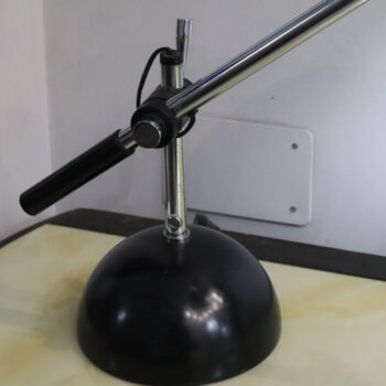 Black and chrome table lamp in the style of Gino Sarfatti for Flos 60s - Image 8