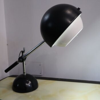 Black and chrome table lamp in the style of Gino Sarfatti for Flos 60s - Image 5