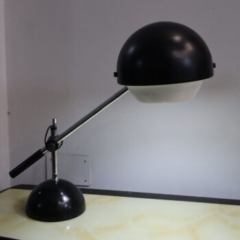 Black and chrome table lamp in the style of Gino Sarfatti for Flos 60s - Image 3