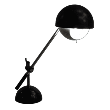 Black and chrome table lamp in the style of Gino Sarfatti for Flos 60s - Image 1