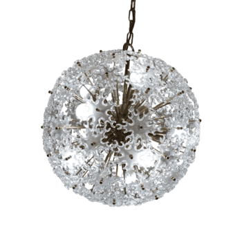 Lampadario sputnik vetro di Murano metà secolo, Mazzega, Italia, 1960 - immagine 1