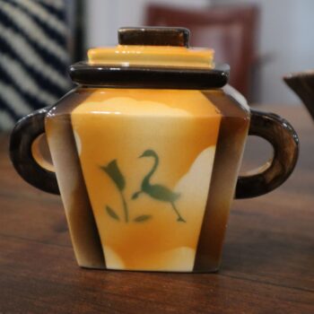 Servizio da caffè Art Deco ceramica Carraresi Lucchesi, Italia anni 30 - immagine 8