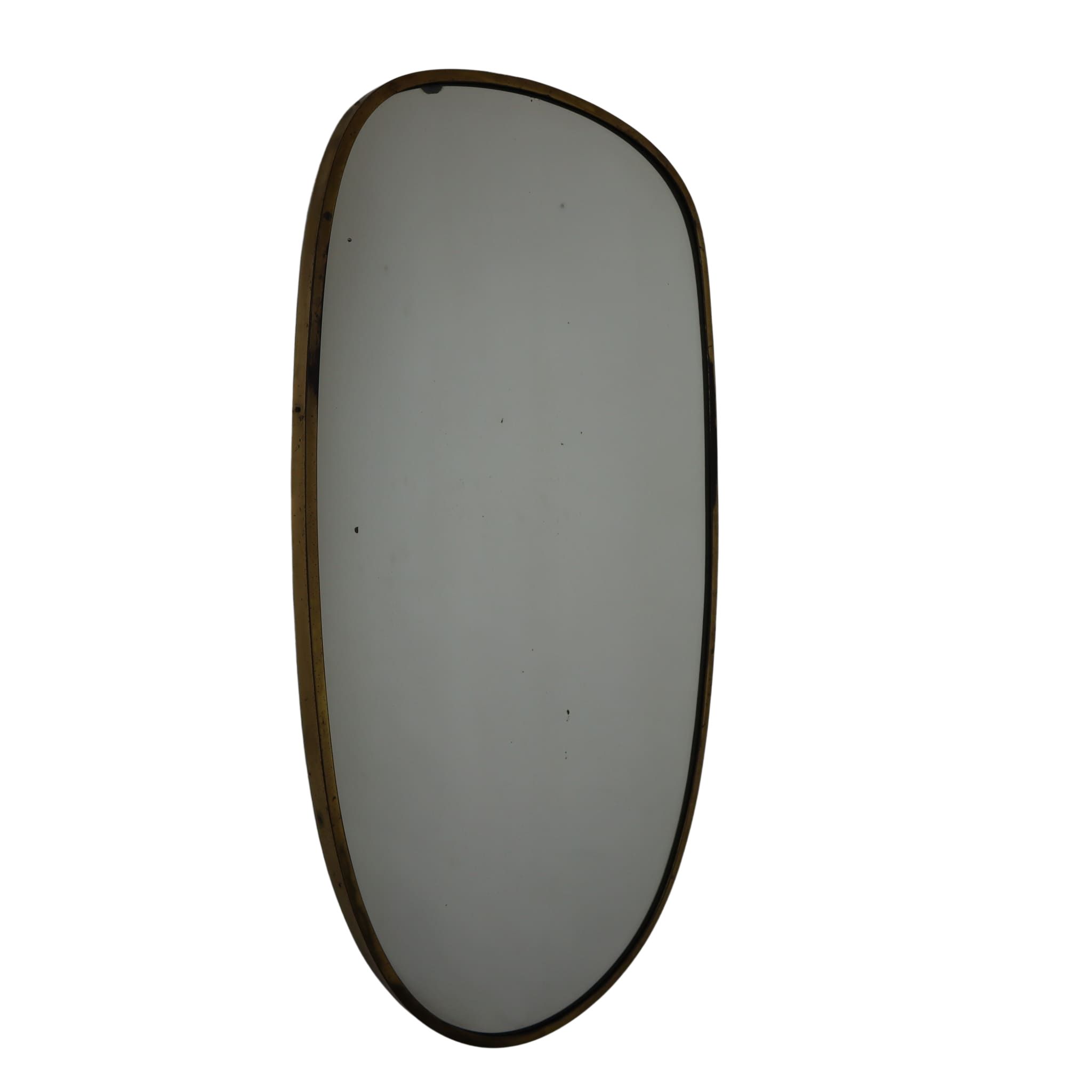 Specchiera attribuibile a Gio Ponti anni 50 ottone