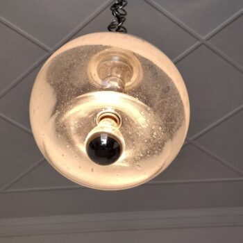 Lampadario in vetro di Murano di Gino Poli Sotis, Italia, anni '70 - immagine 4