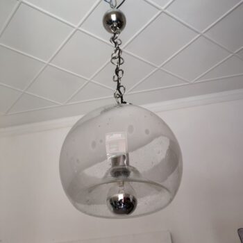 Lampadario in vetro di Murano di Gino Poli Sotis, Italia, anni '70 - immagine 5