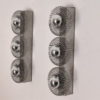 Rara coppia di applique di Philippe Rogier per Oxar, Francia, anni '70 - immagine 3