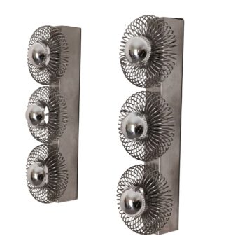 Rara coppia di applique di Philippe Rogier per Oxar, Francia, anni '70