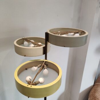 Lampada da terra in ottone di metà secolo moderno di Bruno Gatta per Stilnovo, Italia, anni '50 - immagine 8