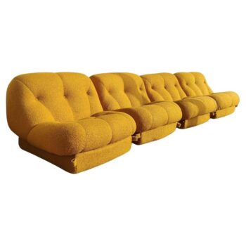 Set di 4 poltrone "Nuvolone" di Rino Maturi per Mimo Leone & Co., Italia, anni '70 - immagine 1