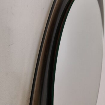 Specchio ovale in vetro stile Cristal Art, Italia, anni '60 - immagine 5