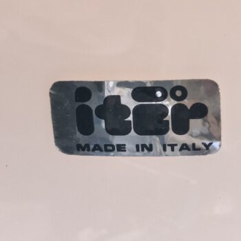 Lampada da tavolo in vetro opalino con dimmer touch-dimmer, 1971, ITER Elettronica - immagine 7