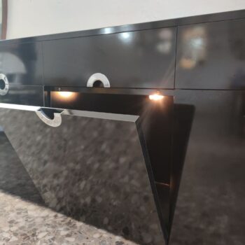 Credenza Sideboard "Alveo" di Willy Rizzo per Mario Sabot, Italia, anni '70 - immagine 4