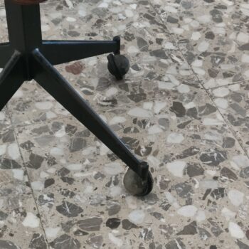 Rara poltrona girevole in legno curvato di Carlo Ratti, Italia, anni '50 - immagine 3