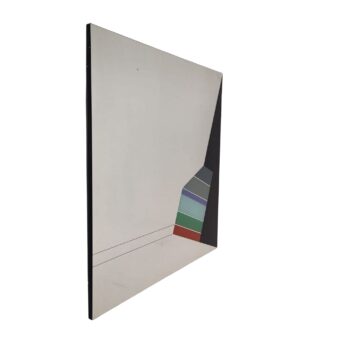 Silkscreened mirror in Acerbis style from the 70s