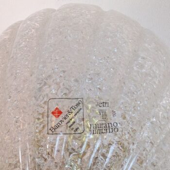 Applique da parete a foglia di conchiglia Barovier & Toso in vetro di Murano - immagine 6