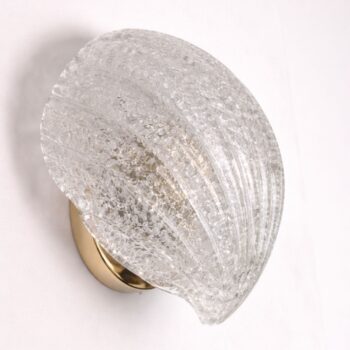 Applique da parete a foglia di conchiglia Barovier & Toso in vetro di Murano - immagine 5