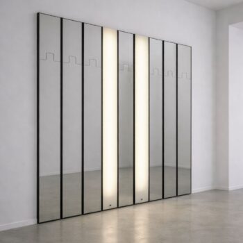 Luciano Bertoncini per Elco “Gronda” Sistema Modulare a Specchi e Luce, Italia anni ’70 - immagine 3