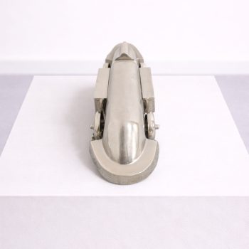 Set di 3 automobili futuriste Art Deco in metallo fuso italiane - immagine 6