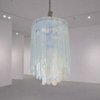 Opalescent Murano glass chandelier by Carlo Nason for Mazzega, 1970 - Image 4