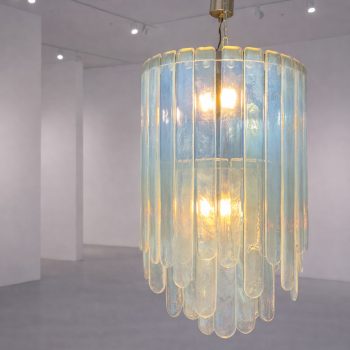 Opalescent Murano glass chandelier by Carlo Nason for Mazzega, 1970 - Image 6