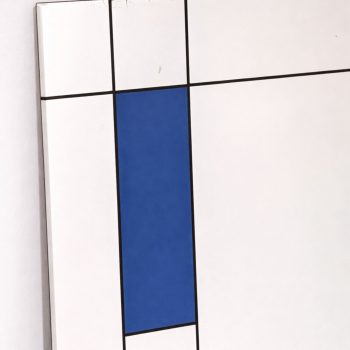 Postmodern square mirror in the style of Piet Mondrian from the 1980s for Rimadesio - Image 8