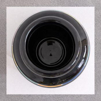 Vaso Piero Dorazio per Deruta anni ’80 in ceramica policroma smaltata - immagine 6