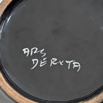 Vaso Piero Dorazio per Deruta anni ’80 in ceramica policroma smaltata - immagine 7