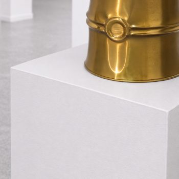 Pair of bamboo brass lamps attributed to Maison Jansen, 1970s - Image 8