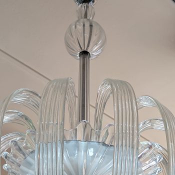 Lampadario in vetro di Murano di Tomaso Buzzi per Venini, Italia anni ’30 - immagine 9