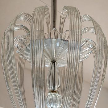 Lampadario in vetro di Murano di Tomaso Buzzi per Venini, Italia anni ’30 - immagine 7