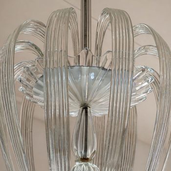Lampadario in vetro di Murano di Tomaso Buzzi per Venini, Italia anni ’30 - immagine 5