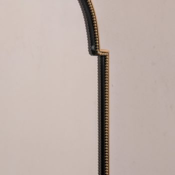 Mid-Century Modern Gothic Shield Mirror in Brass, 1960s - Image 6