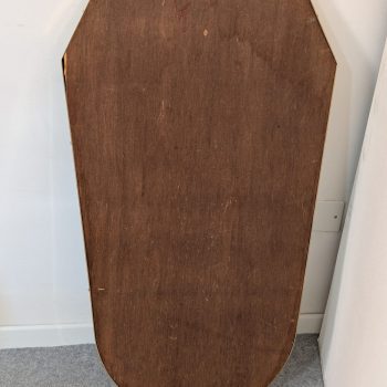 Specchio a scudo in ottone stile Gio Ponti, Italia anni ’50 - immagine 6