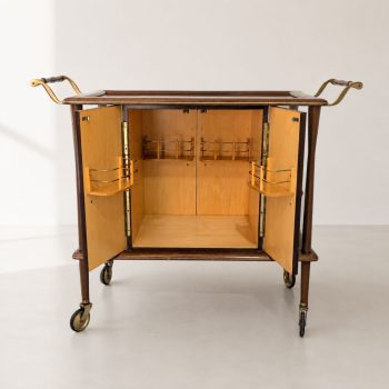 Carrello mobile bar attribuito a Ico Parisi, Italia, anni ’60 - immagine 3