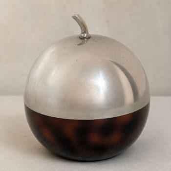 Portaghiaccio francese in metallo e bachelite, stile modernista di metà secolo, anni '70. - immagine 5