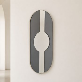 1970s Italian mirror in smoked glass attributed to Cristal Arte - Image 5